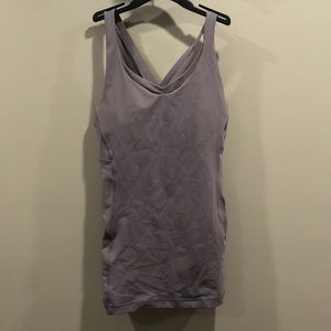 Light purple LuLu Lemon athletic top. Size 10